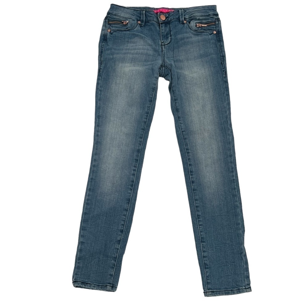 Tinseltown Front Zipper Pocket Skinny Jeans Size 3 Women’s